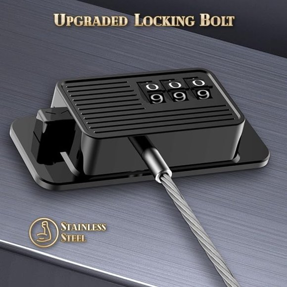 Black Combination Lock For Childproofing - Picture 6 of 7